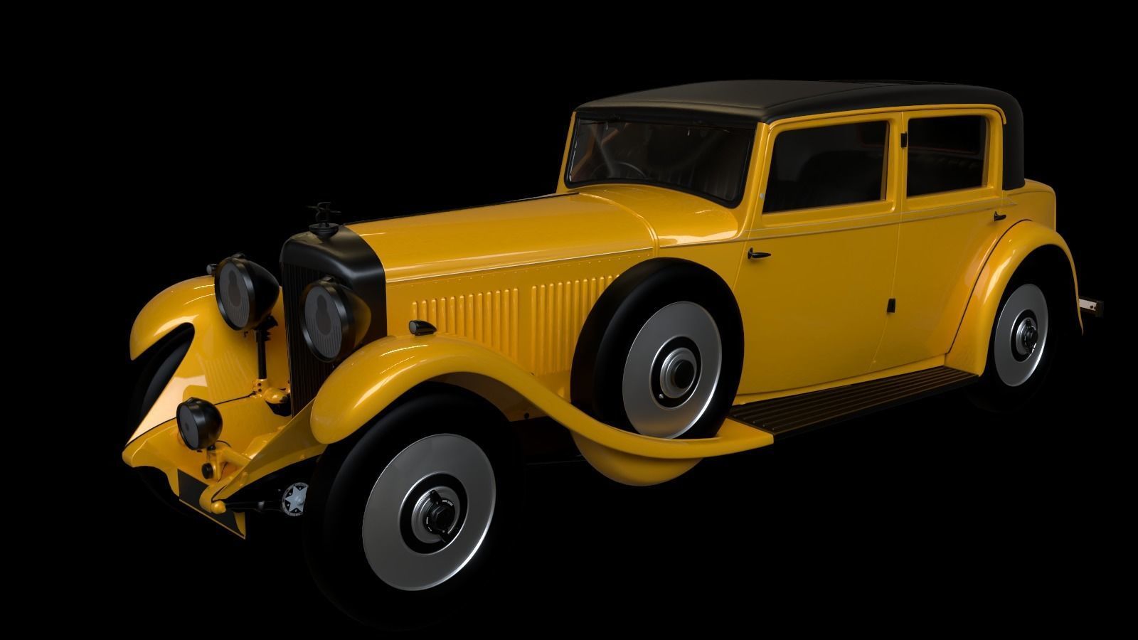 1931 Bentley 8 Litre  3D model_15