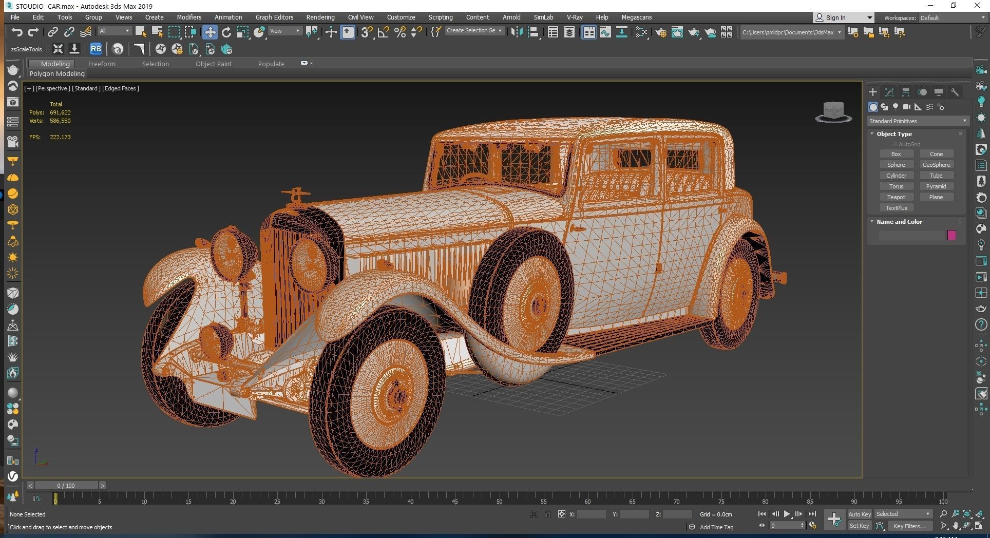 1931 Bentley 8 Litre  3D model_25