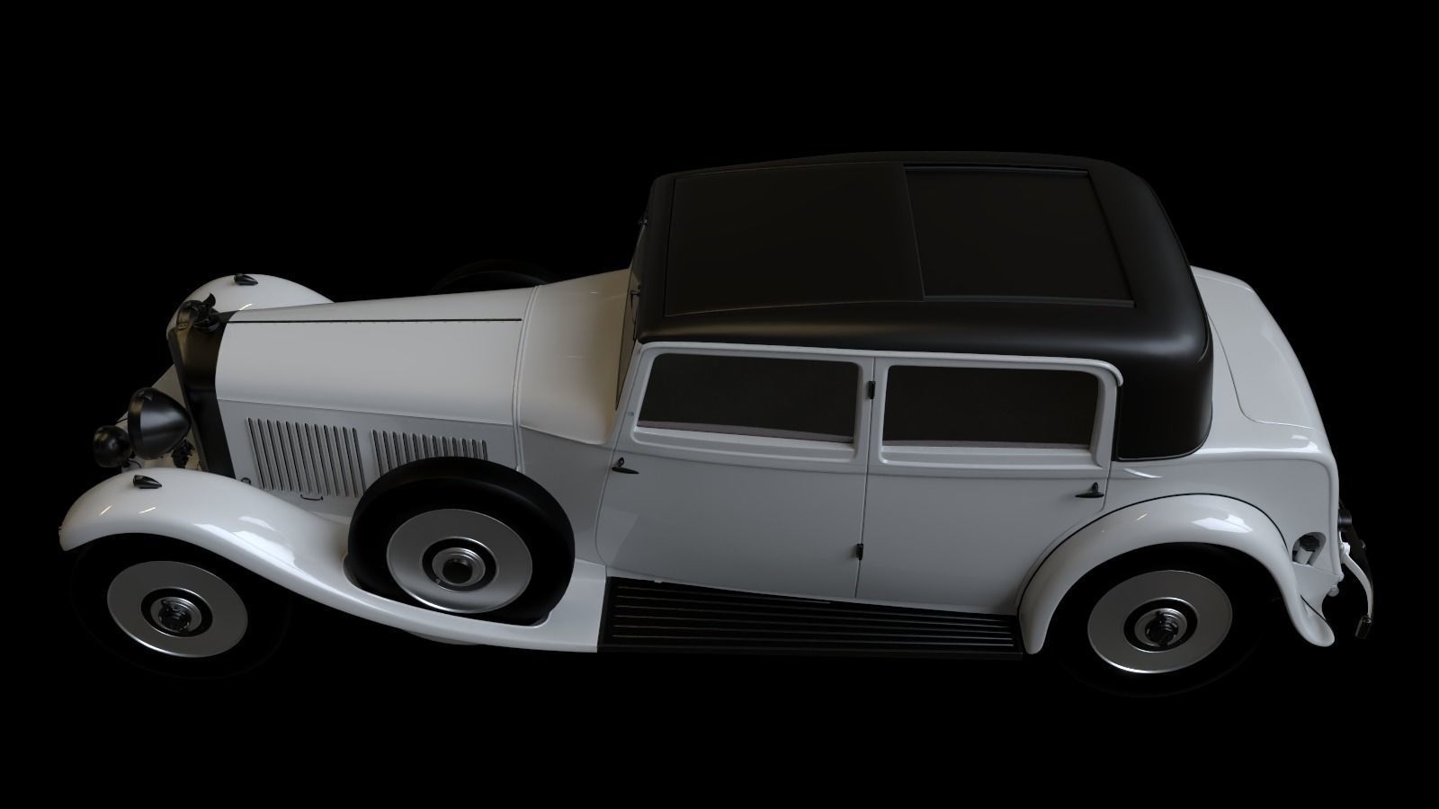 1931 Bentley 8 Litre  3D model_5