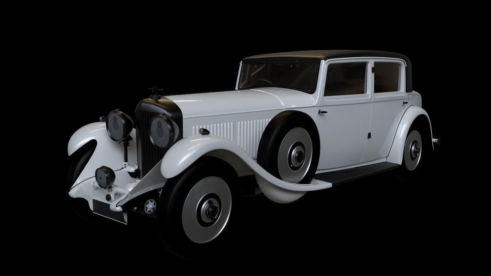 1931 Bentley 8 Litre  3D model_2