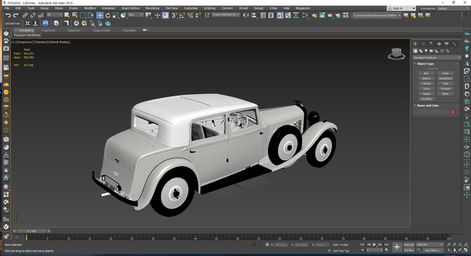 1931 Bentley 8 Litre  3D model_22