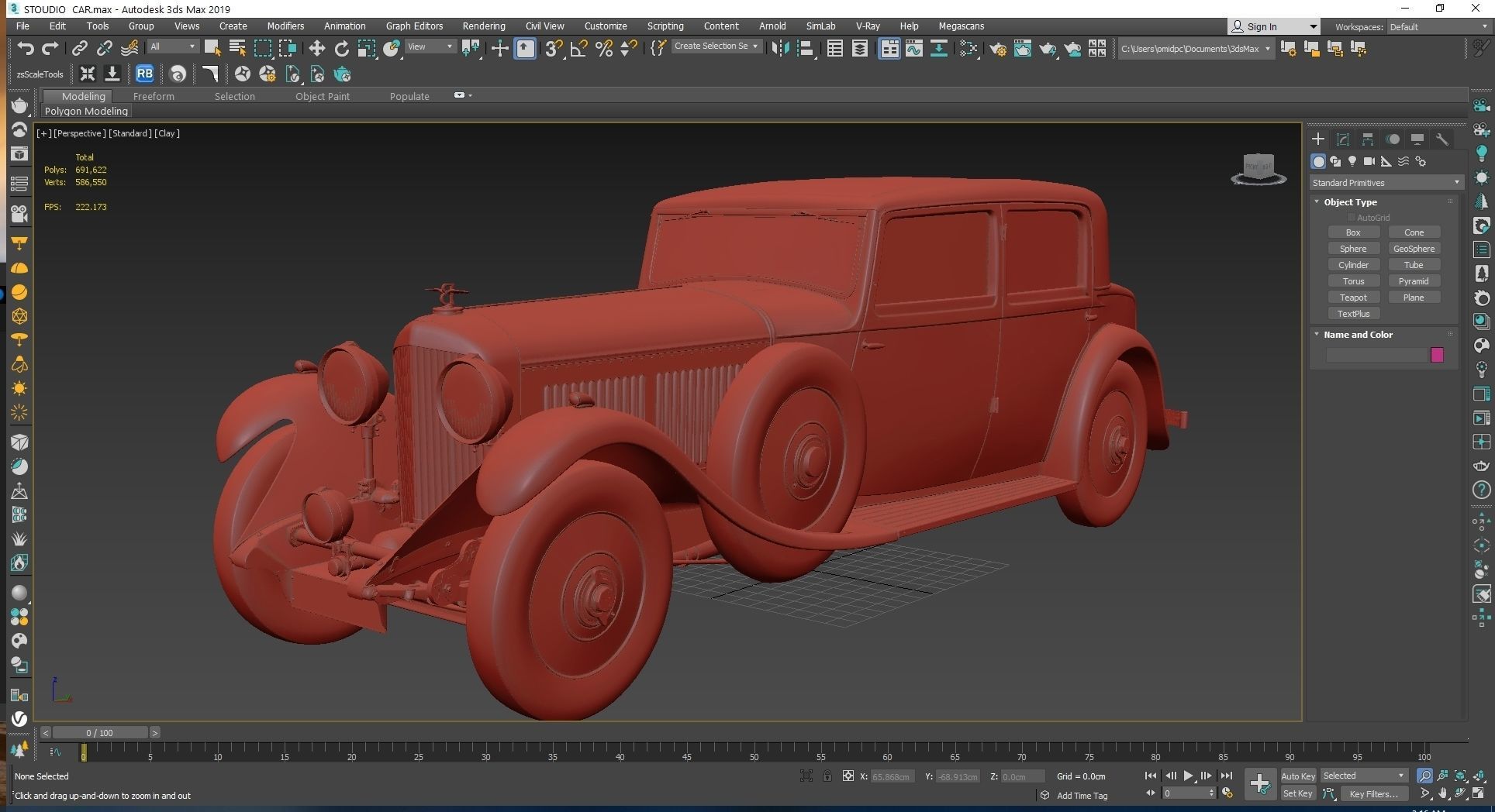 1931 Bentley 8 Litre  3D model_28