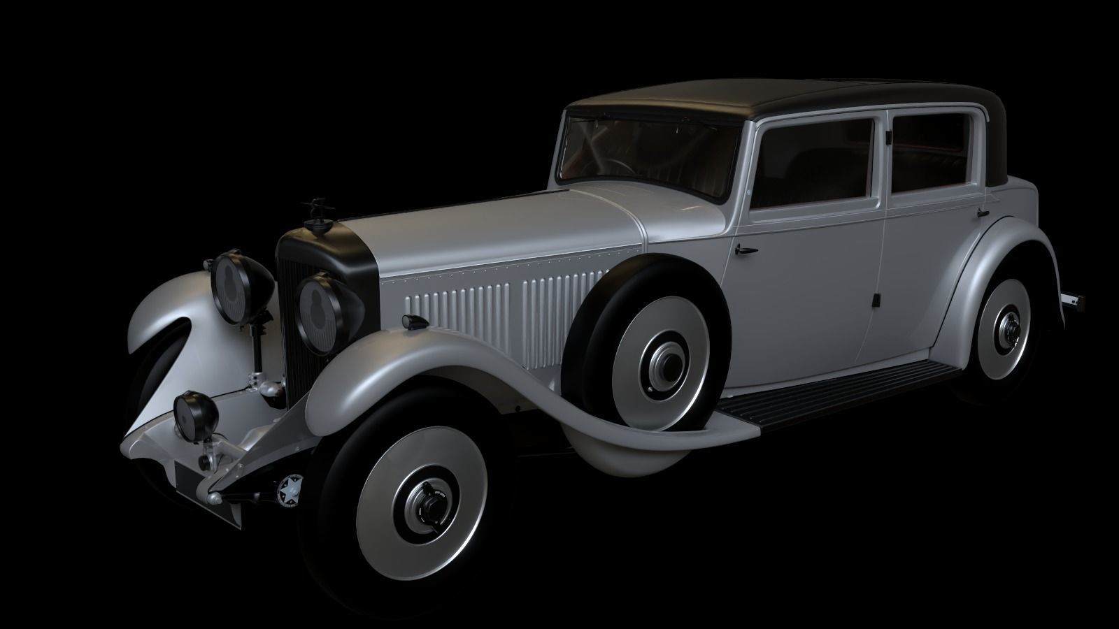 1931 Bentley 8 Litre  3D model_12