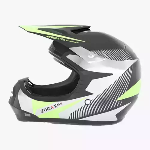 Zorax ZOR-X19 Green Low-poly 3D model