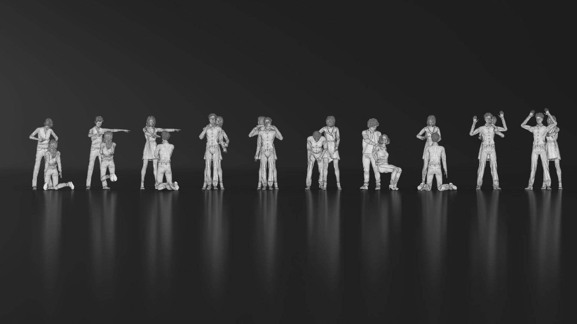 HD People 29 Hostage 3D print model_17
