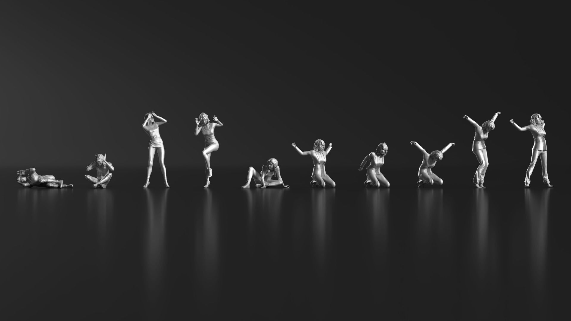 HD People 29 Hostage 3D print model_1