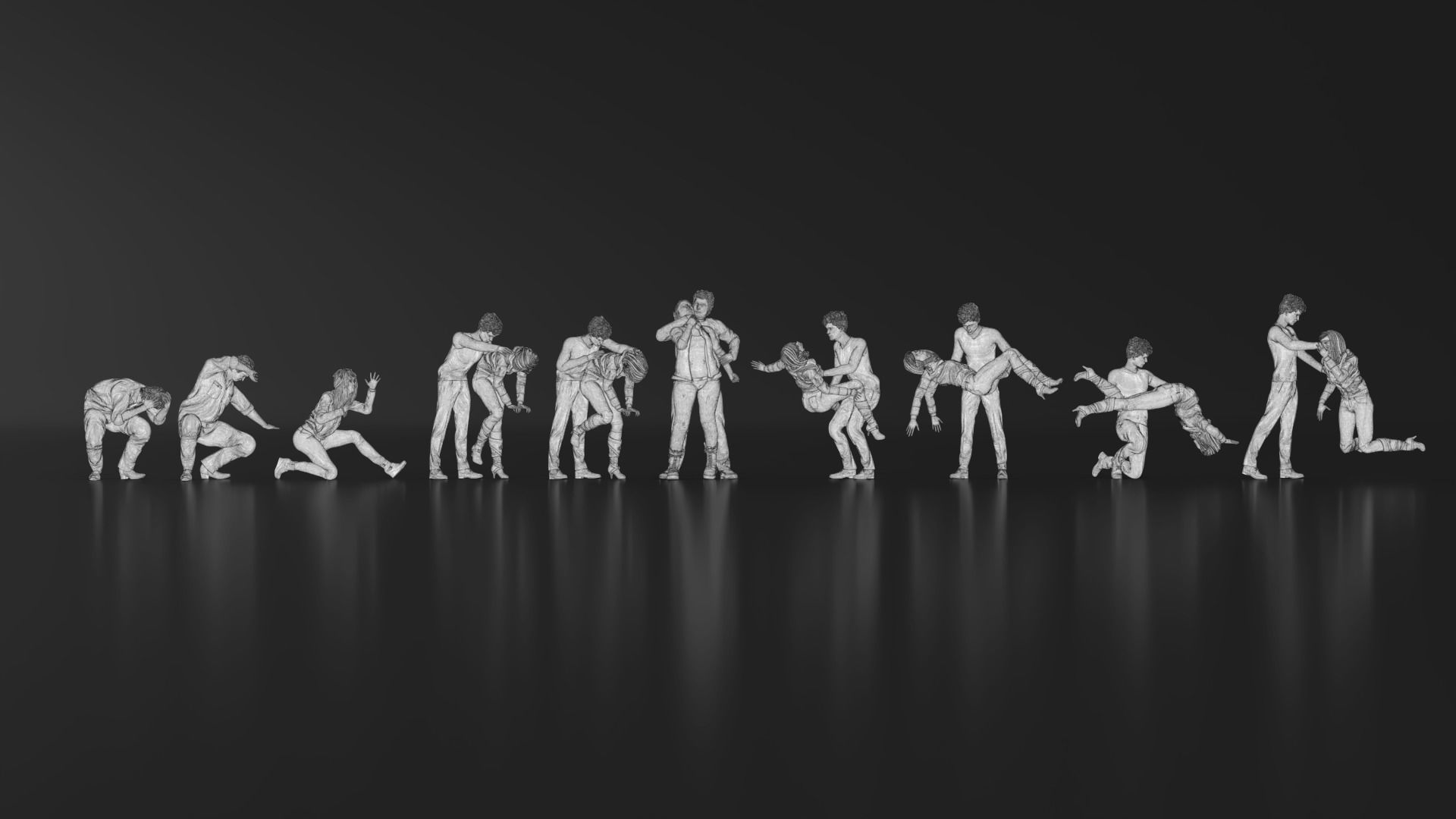 HD People 29 Hostage 3D print model_15