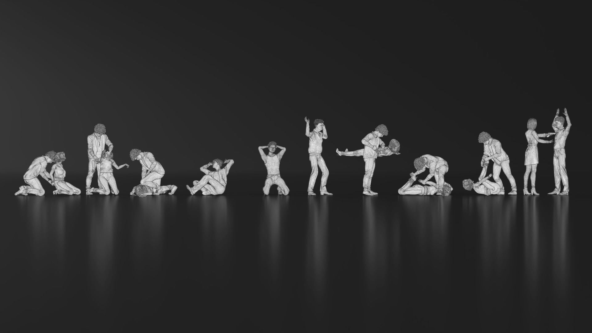 HD People 29 Hostage 3D print model_18