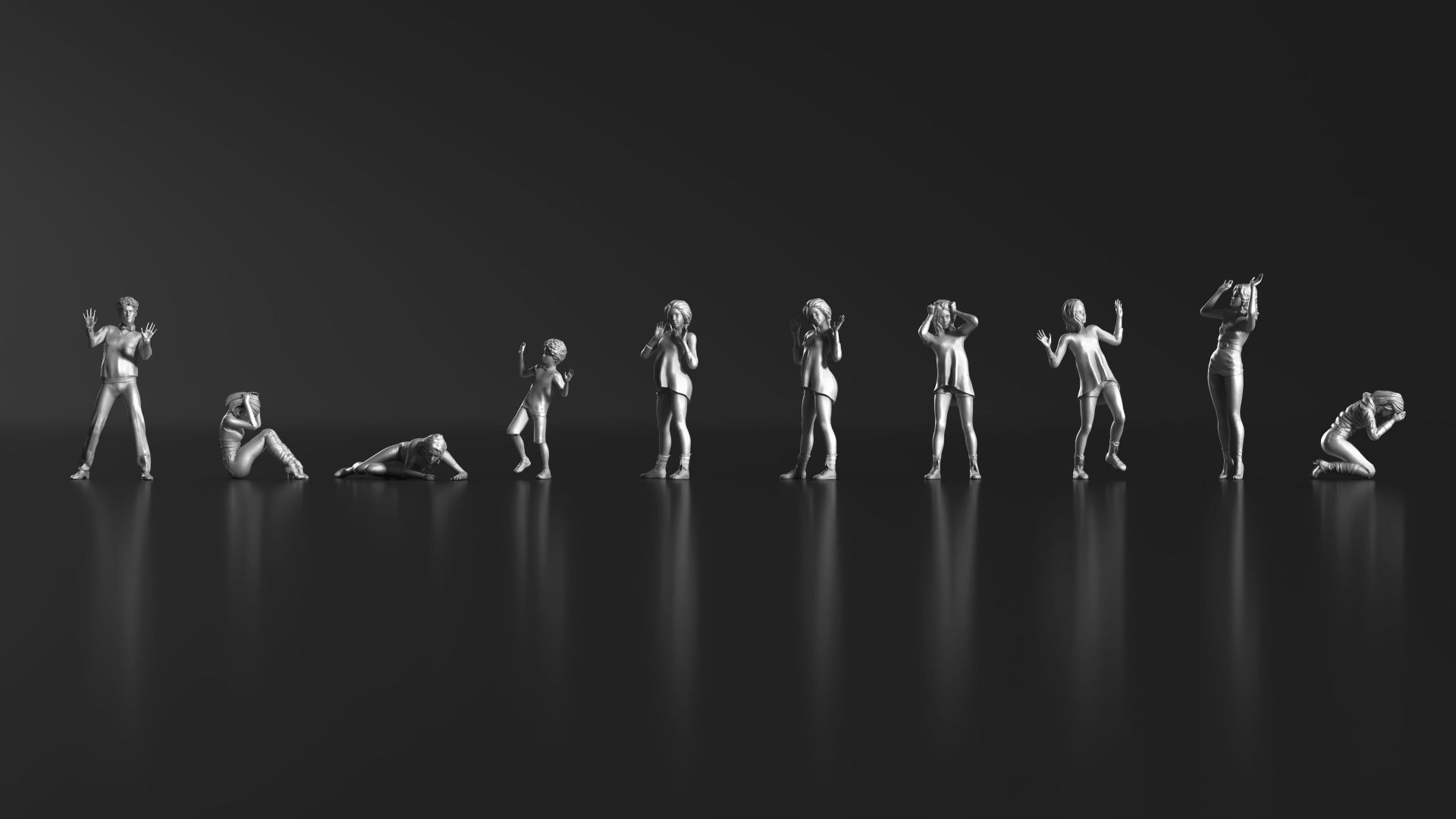 HD People 29 Hostage 3D print model_2