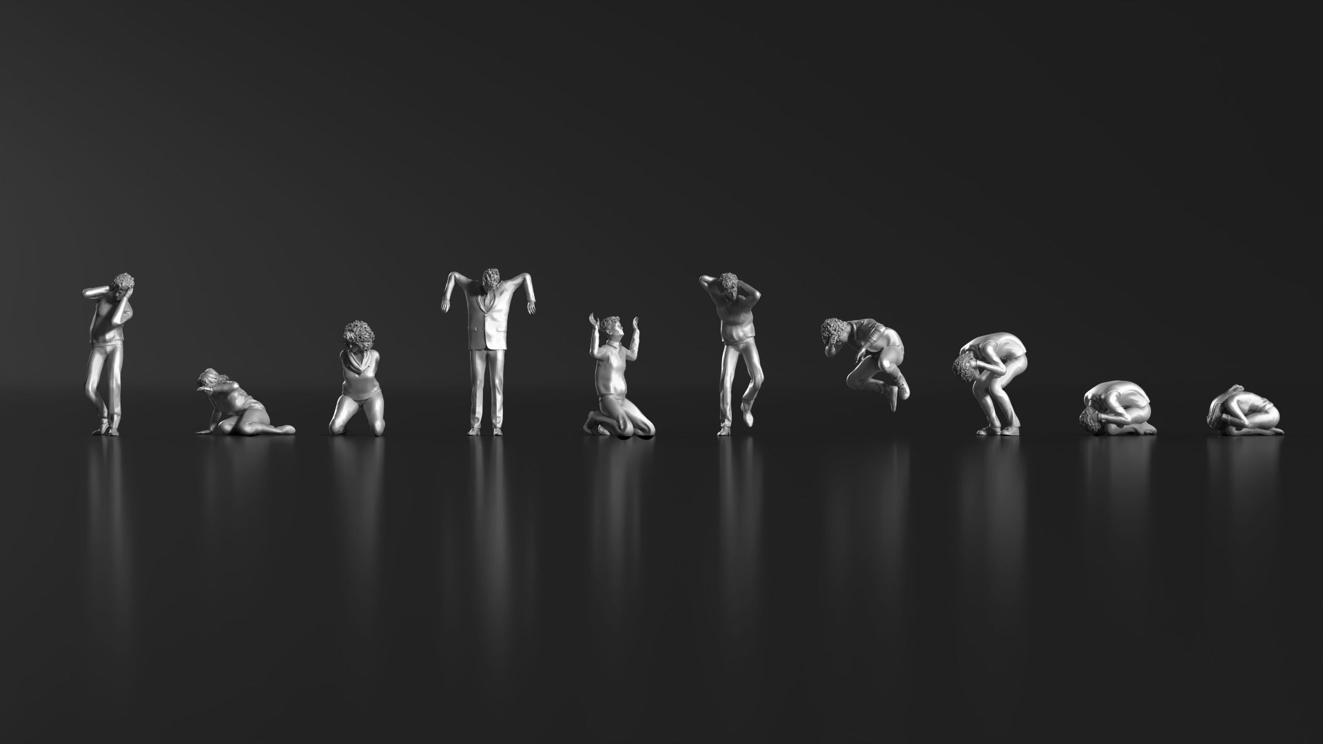 HD People 29 Hostage 3D print model_10