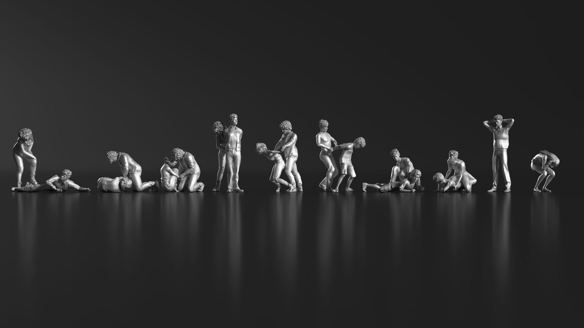 HD People 29 Hostage 3D print model_9