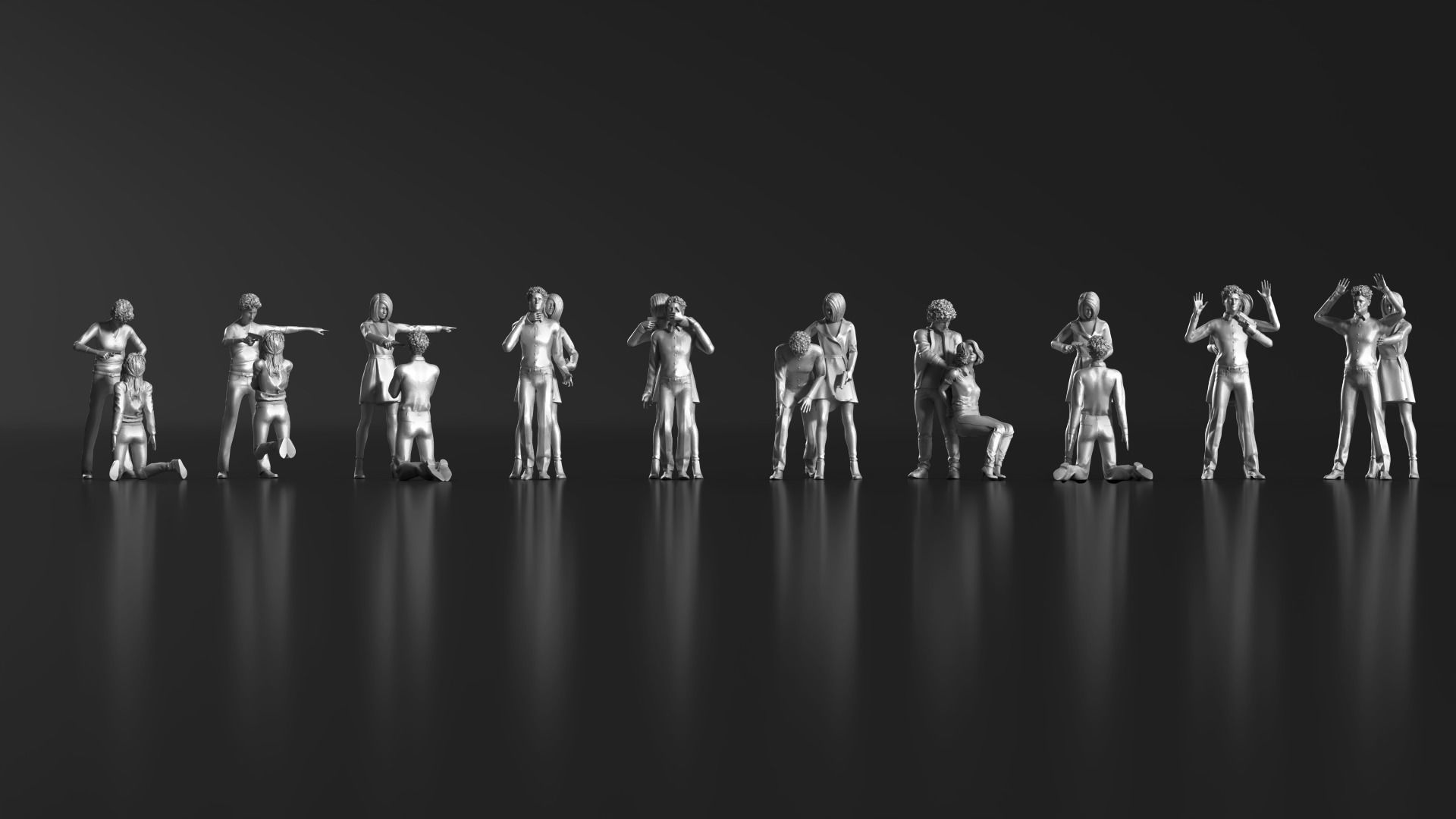HD People 29 Hostage 3D print model_7