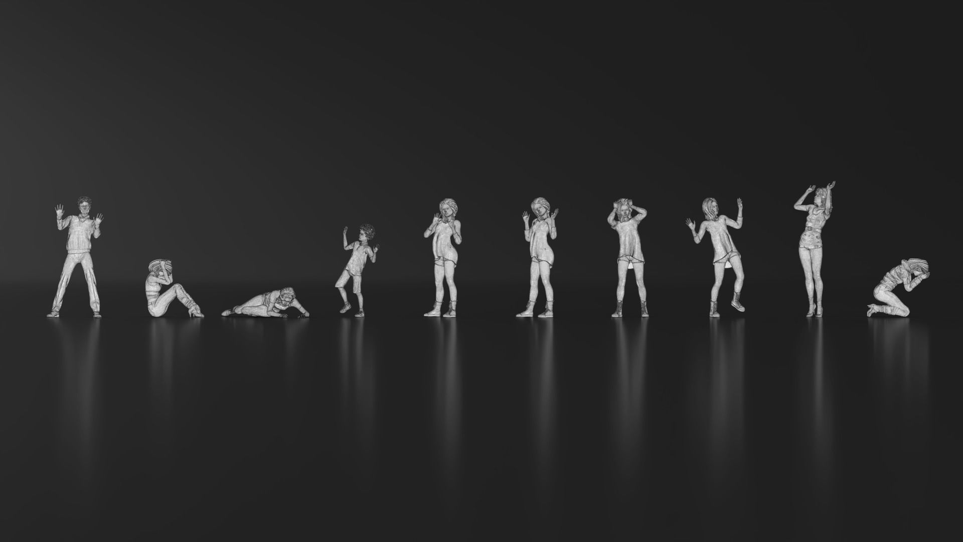 HD People 29 Hostage 3D print model_12