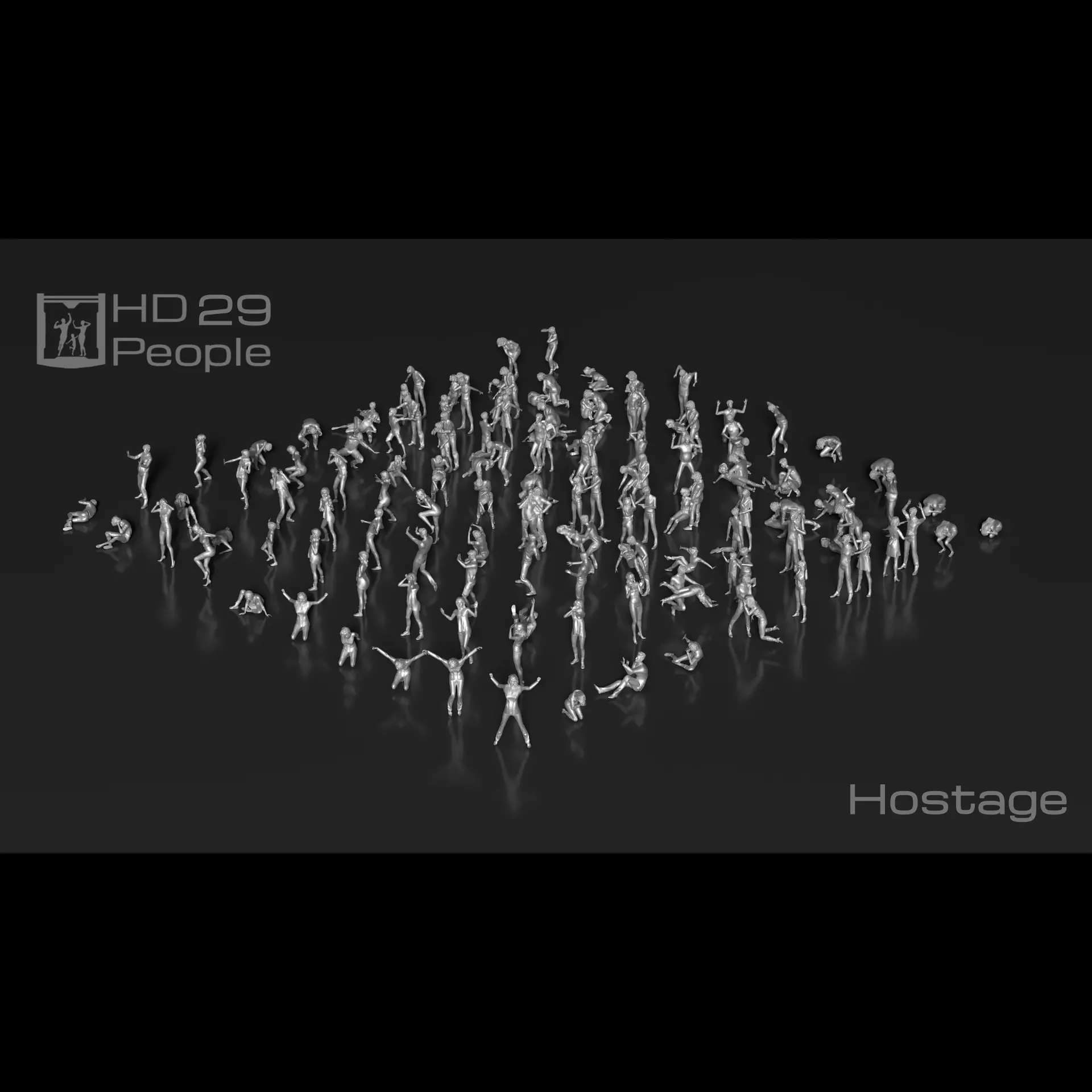 HD People 29 Hostage 3D print model_0