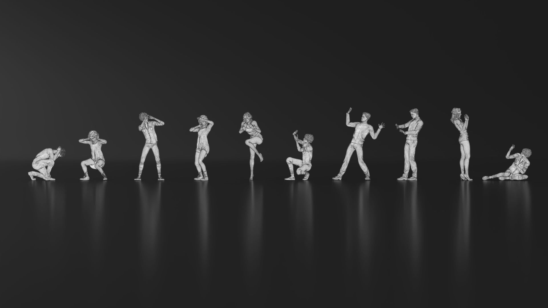 HD People 29 Hostage 3D print model_14