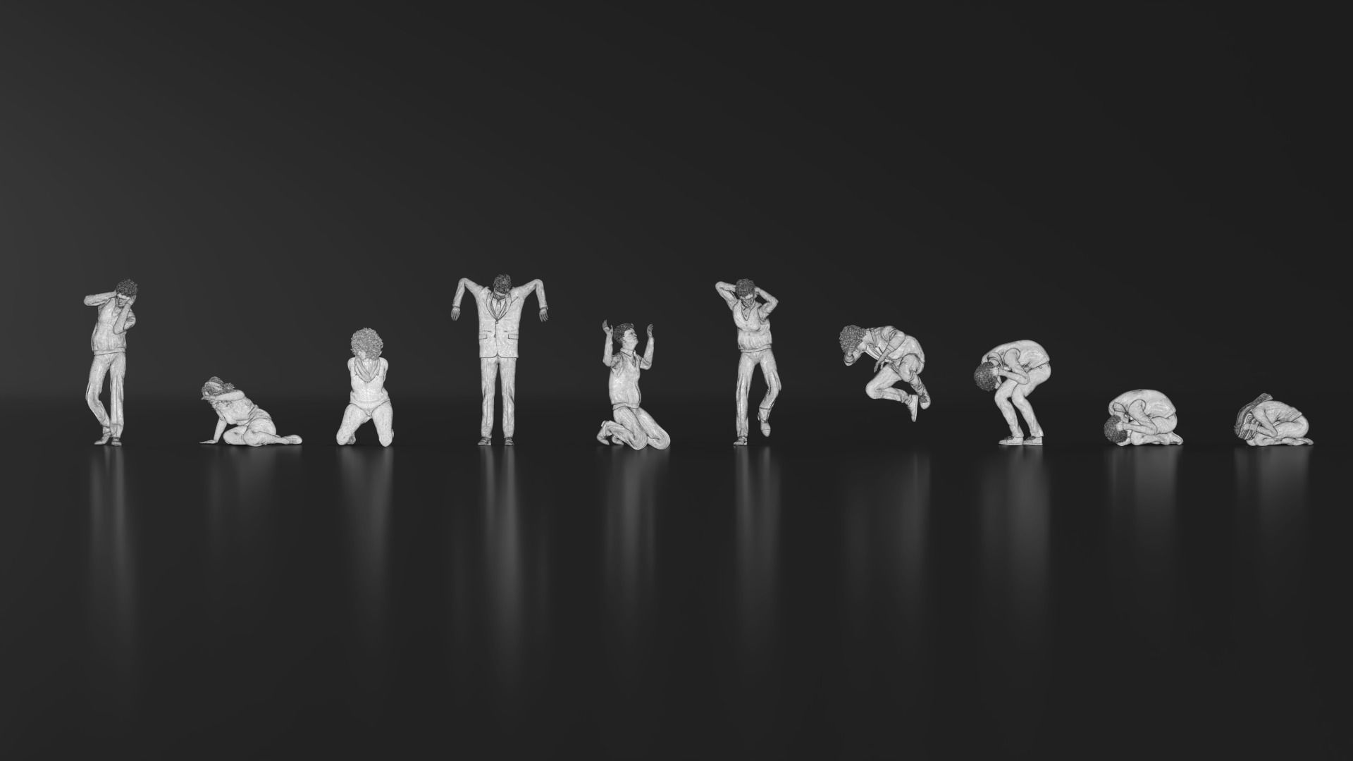 HD People 29 Hostage 3D print model_20