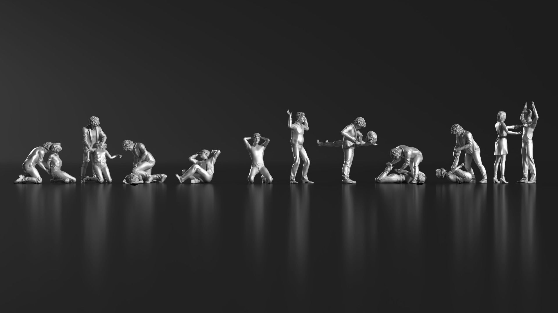 HD People 29 Hostage 3D print model_8