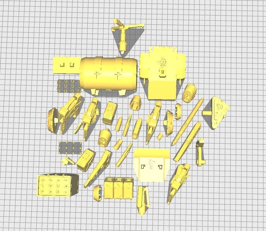 VOTOMS Weapon Premium Edition 3D print model_1