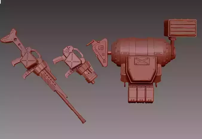 VOTOMS Weapon Premium Edition 3D print model