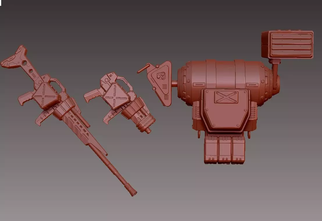 VOTOMS Weapon Premium Edition 3D print model_0