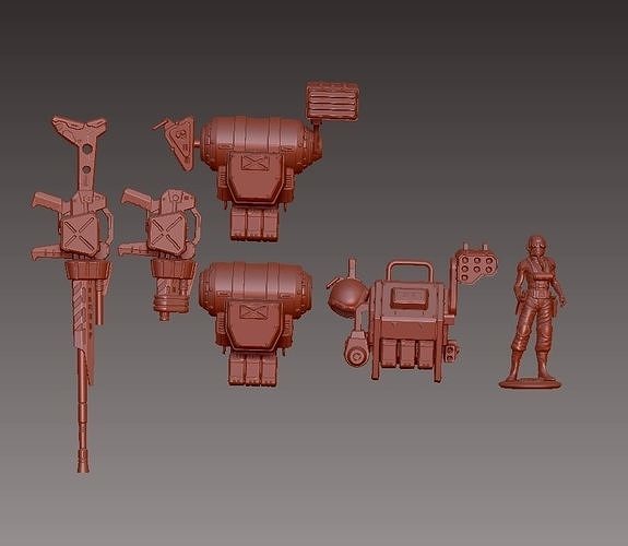 VOTOMS Gold Edition Exclusive Gloves 3D print model