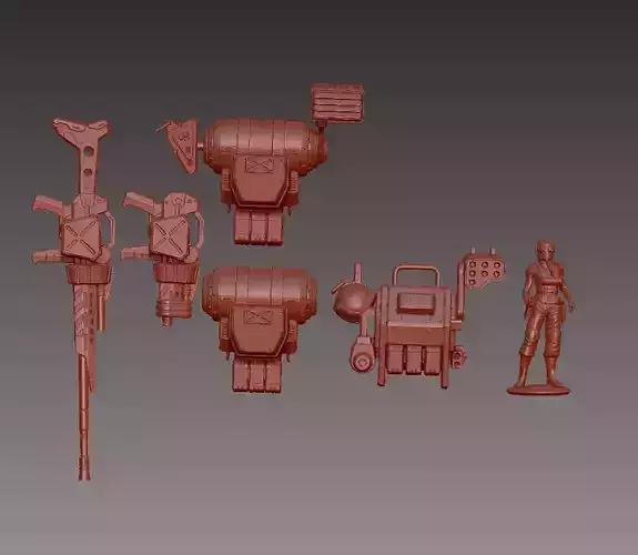 VOTOMS Gold Edition Exclusive Gloves 3D print model