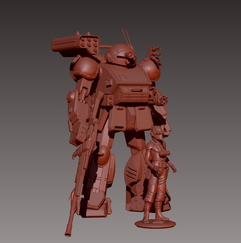 VOTOMS Gold Edition Exclusive Gloves 3D print model_9