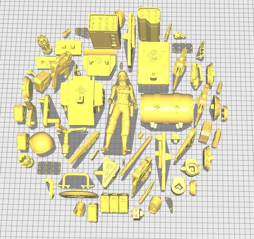 VOTOMS Gold Edition Exclusive Gloves 3D print model_2