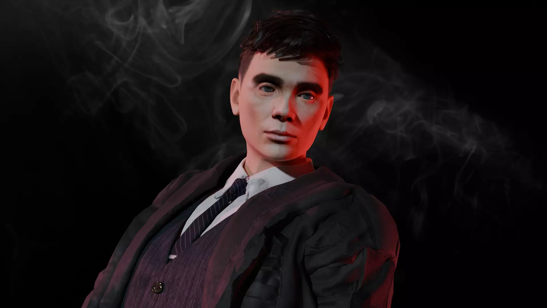 Cillian Murphy Tommy Shelby 3D model_0