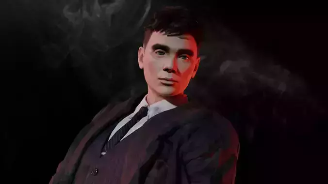 Cillian Murphy Tommy Shelby 3D model