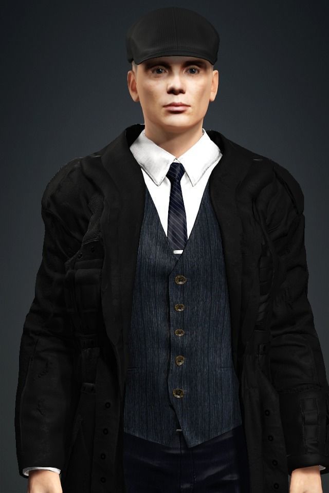 Cillian Murphy Tommy Shelby 3D model_1