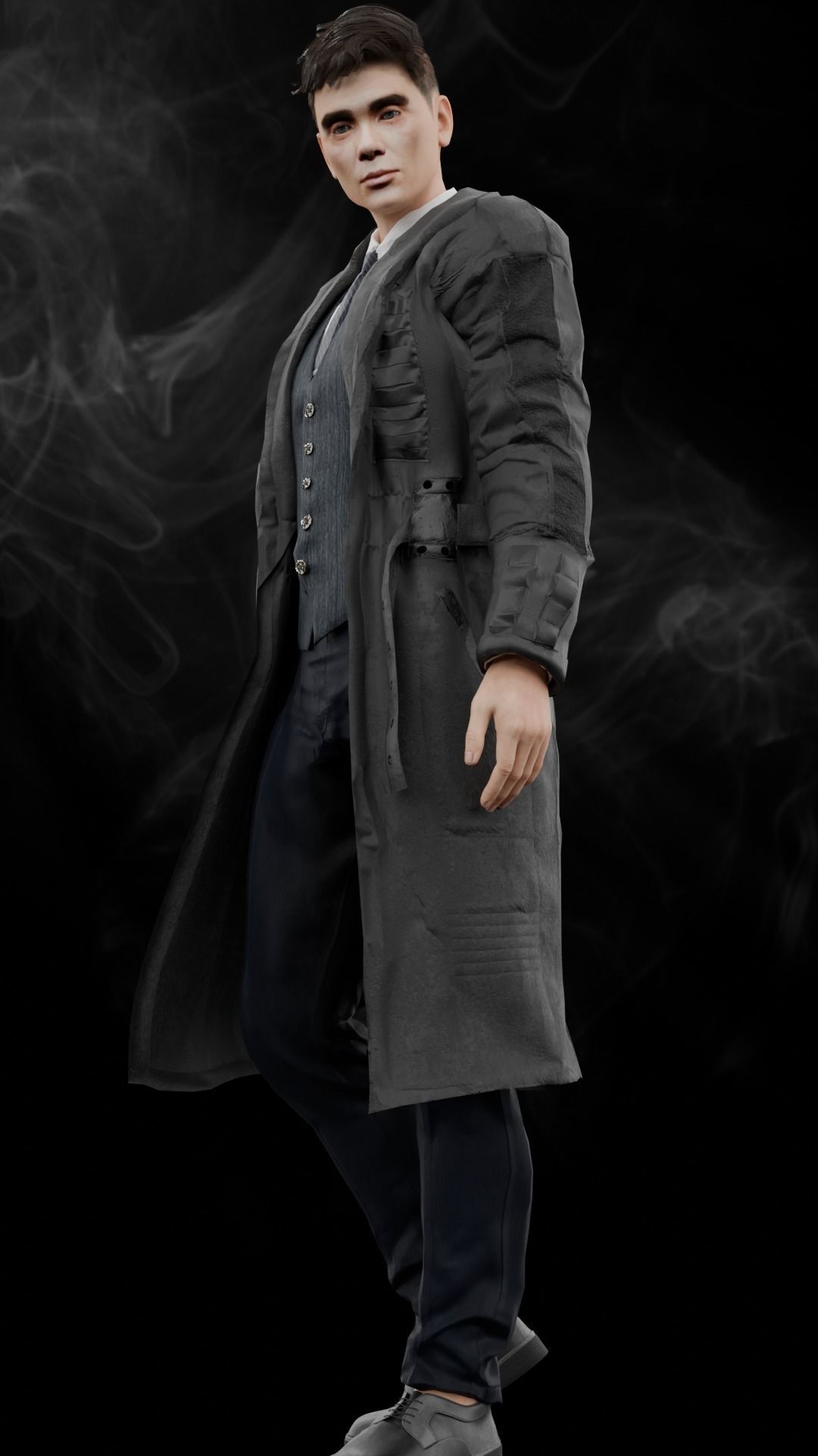 Cillian Murphy Tommy Shelby 3D model_4