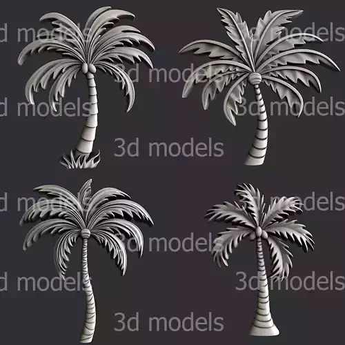 3d STL models for CNC router or 3dprinter Palms P501