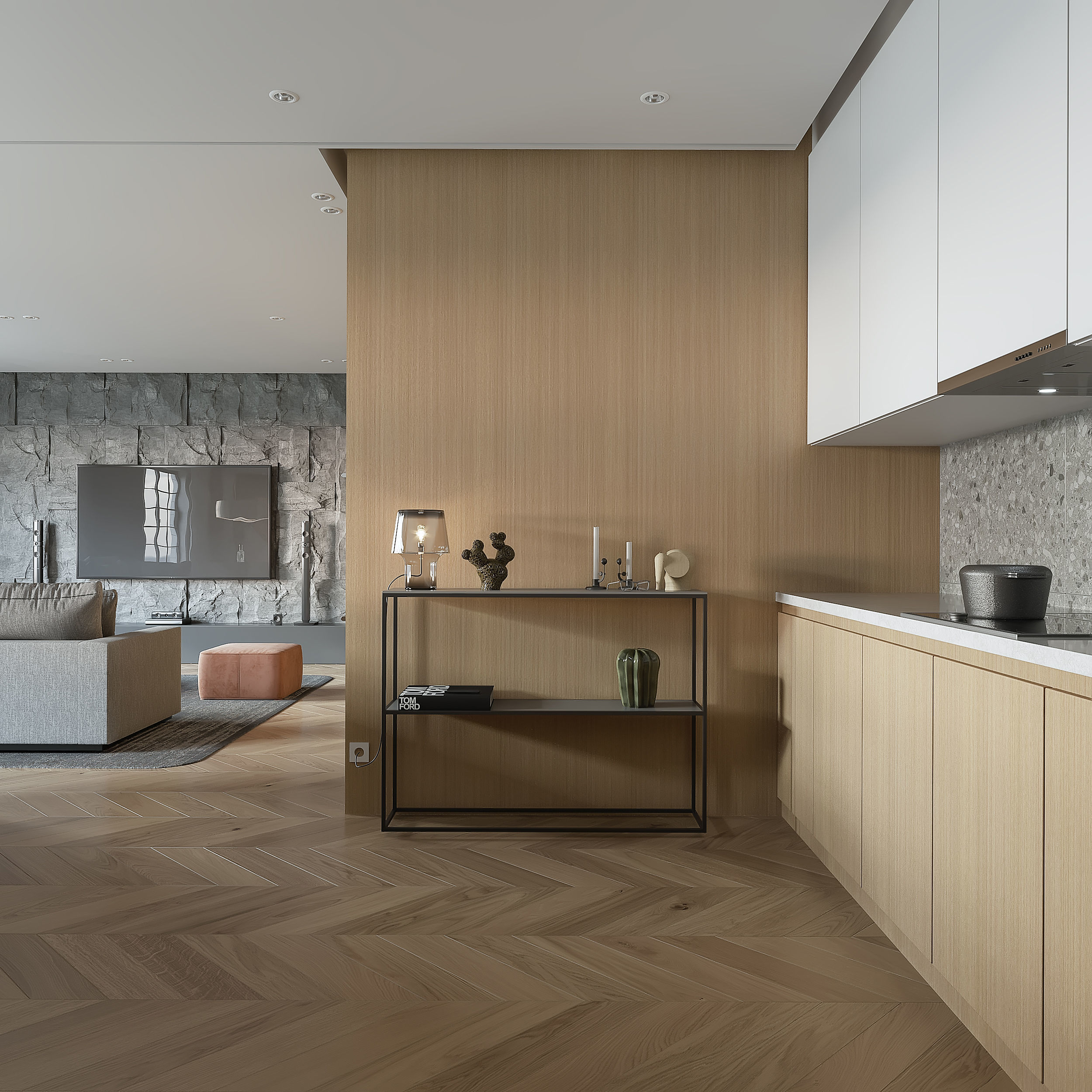 3D Model of Modern Apartment Interior Design 3D model_6