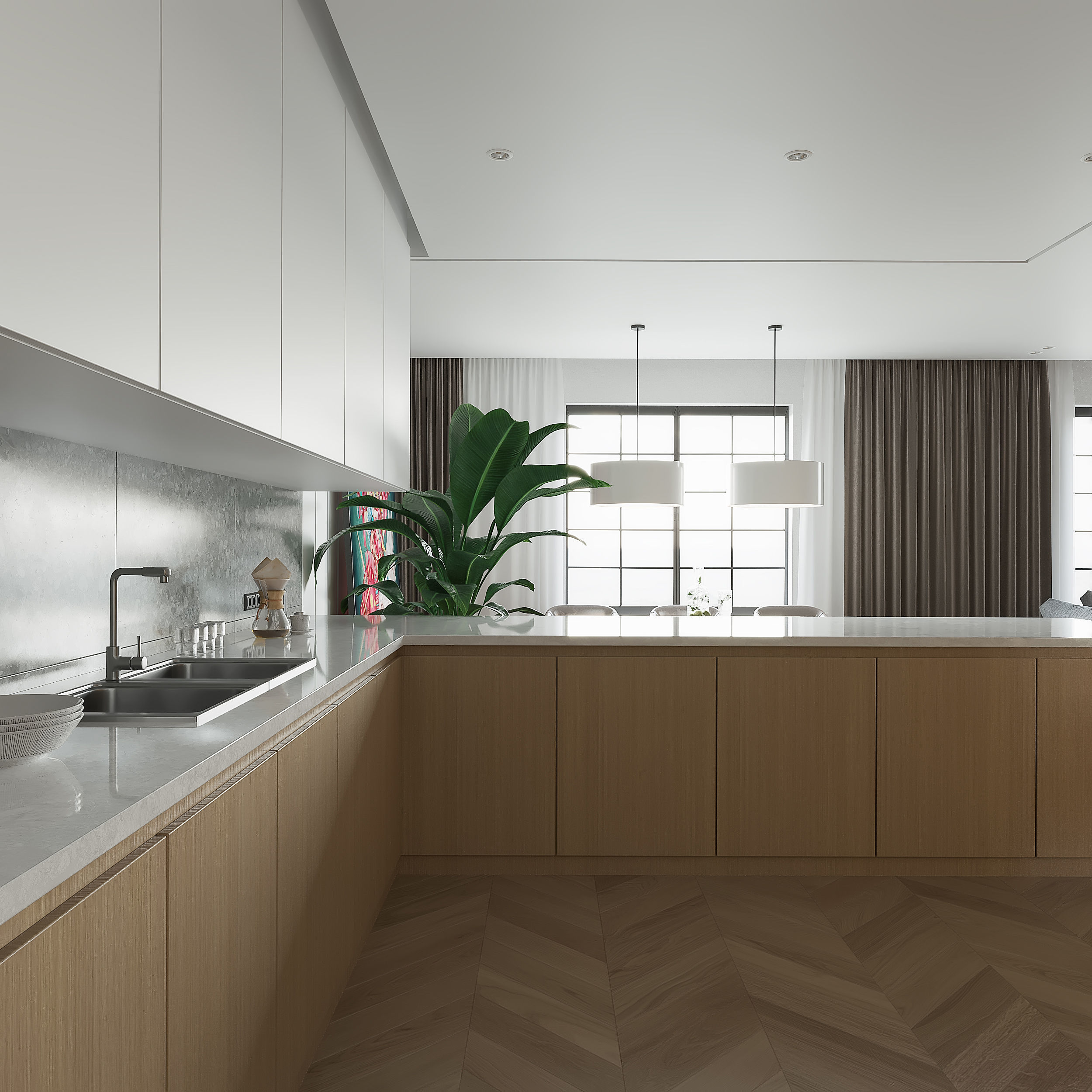 3D Model of Modern Apartment Interior Design 3D model_7