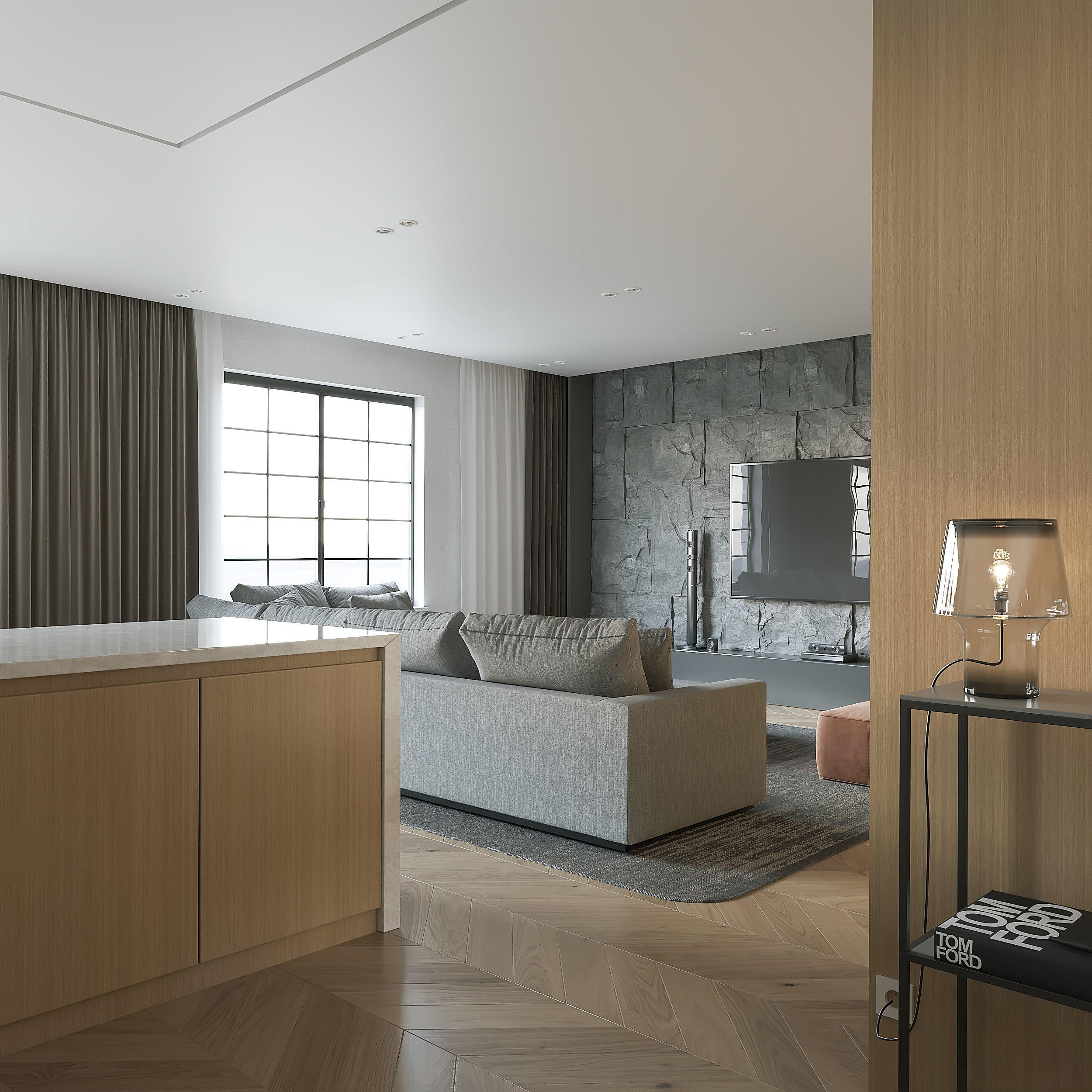 3D Model of Modern Apartment Interior Design 3D model_3