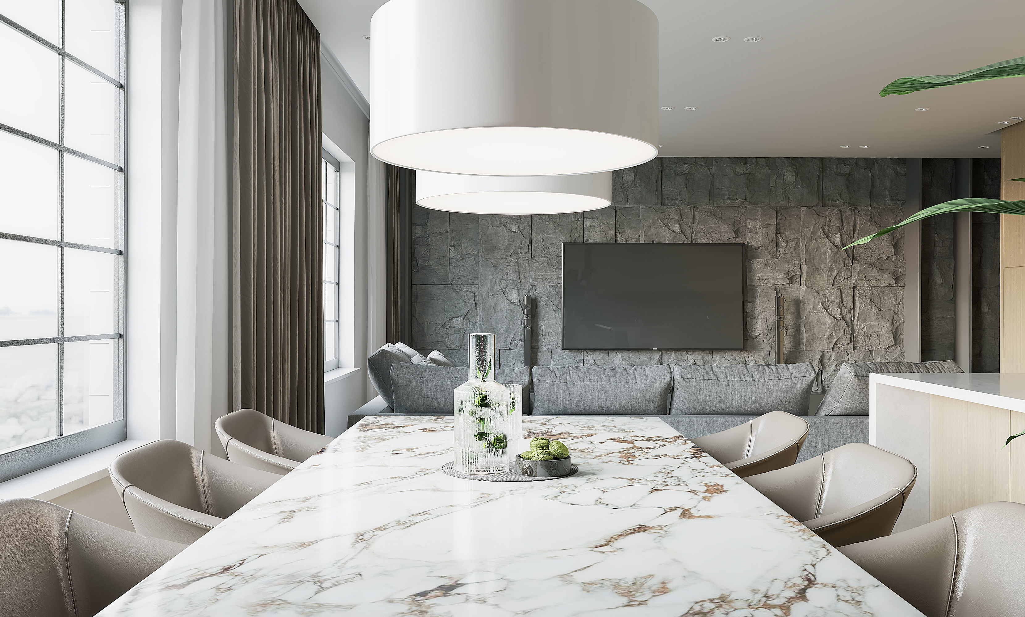 3D Model of Modern Apartment Interior Design 3D model_2