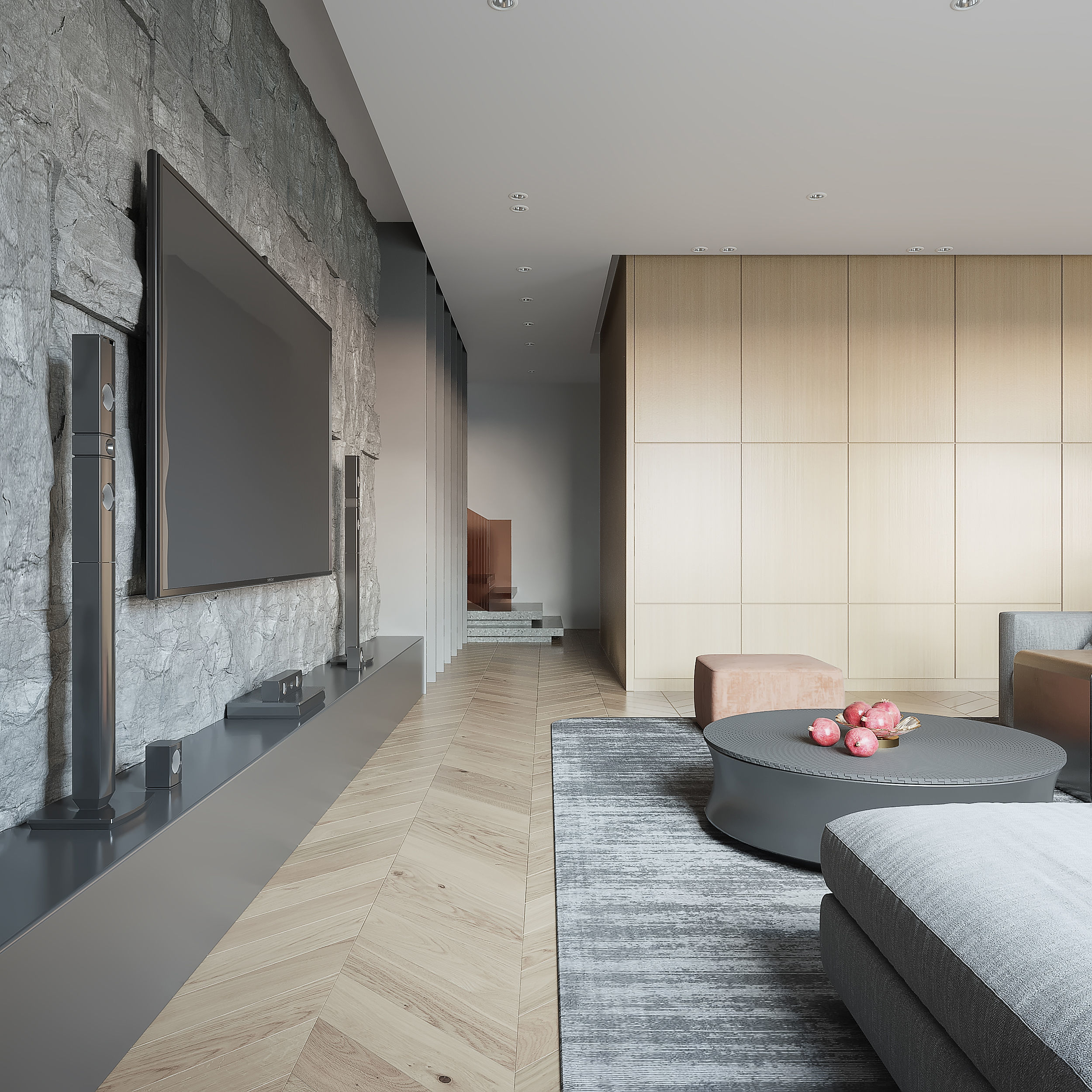 3D Model of Modern Apartment Interior Design 3D model_4