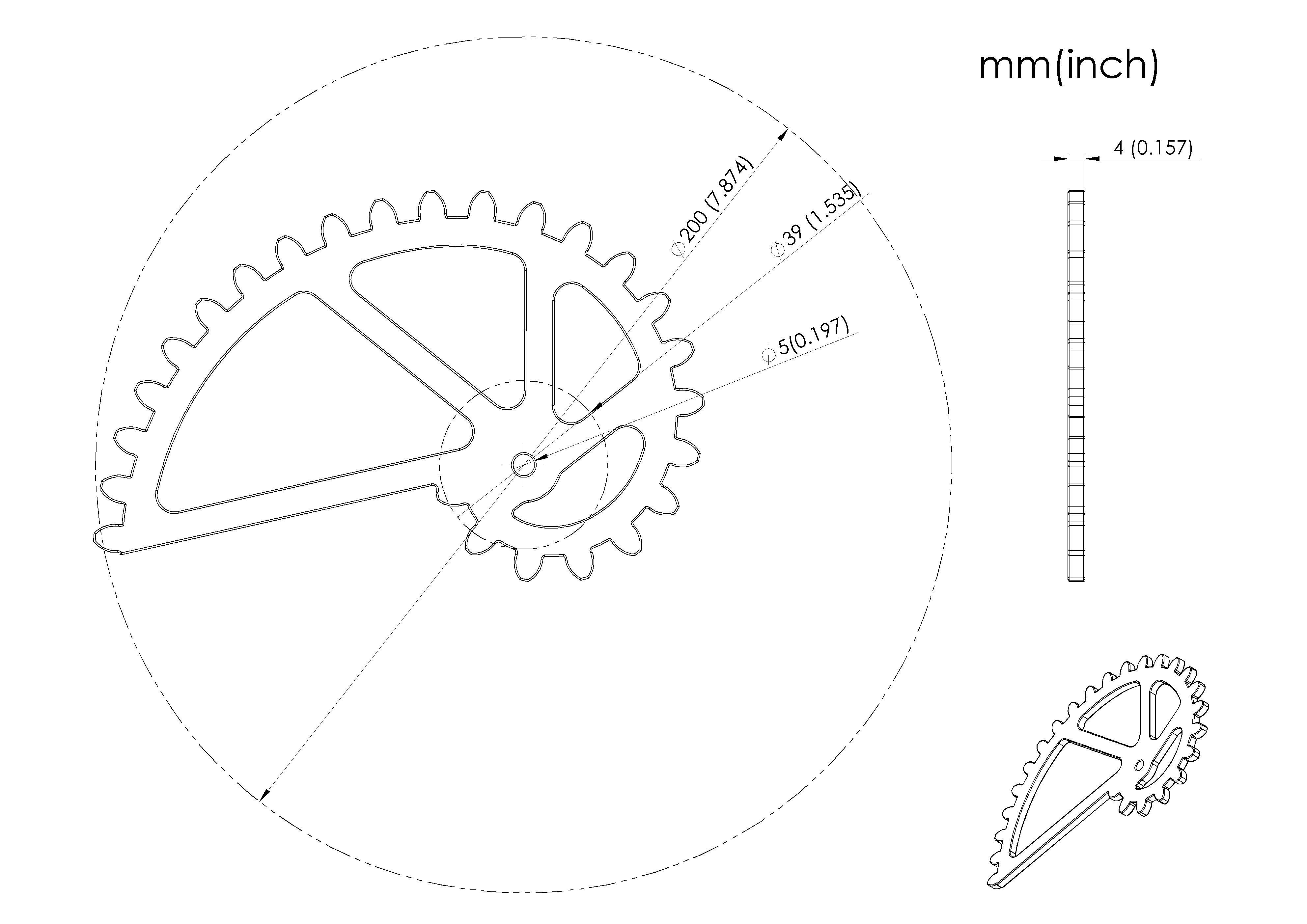 Nautilus Gear Suport Free 3D print model_5