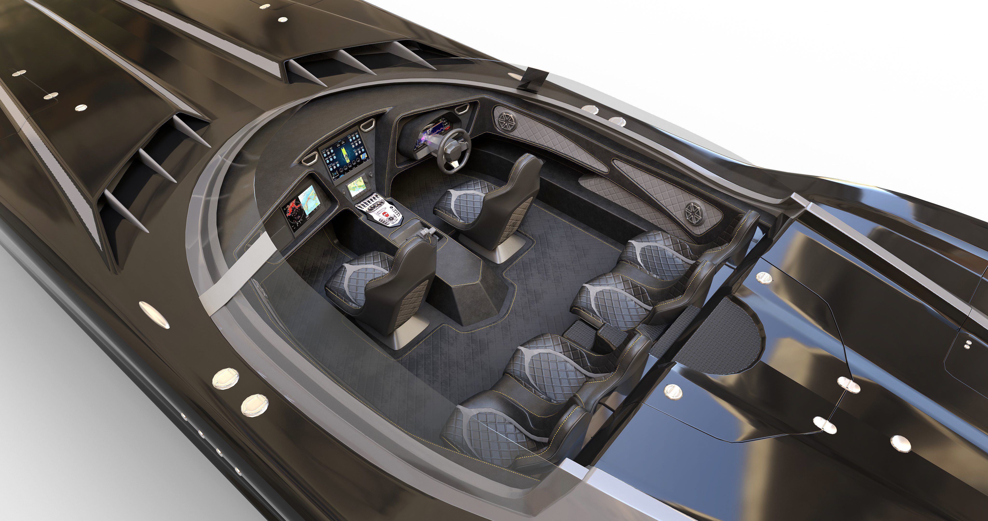 Superveloce speedboat  3D model_4