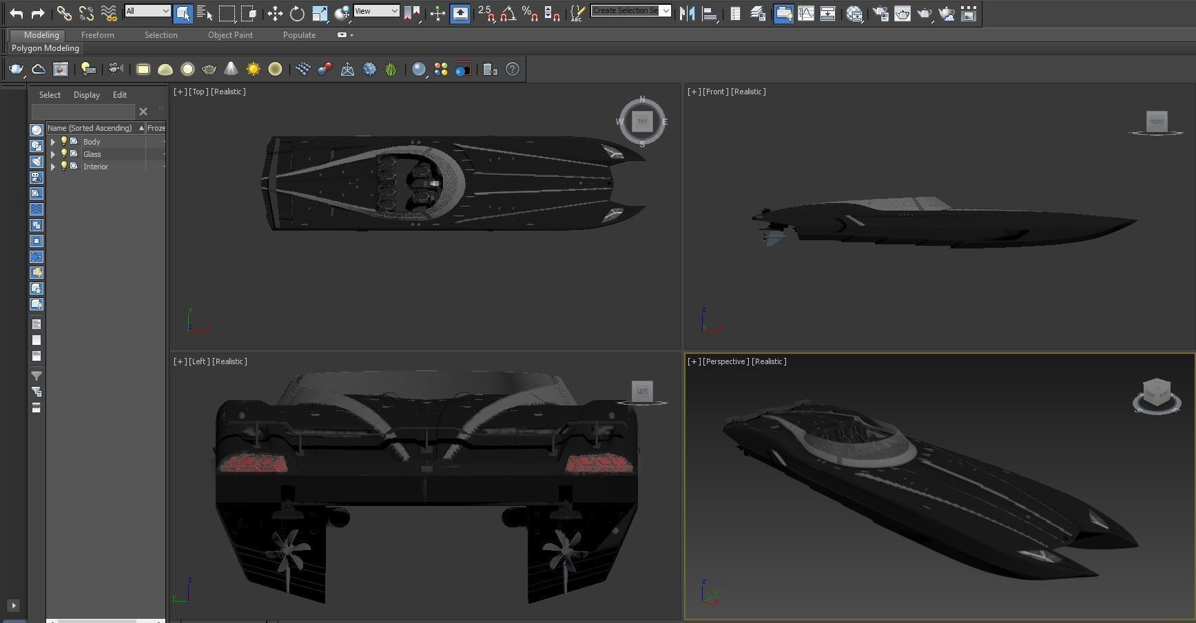 Superveloce speedboat  3D model_14