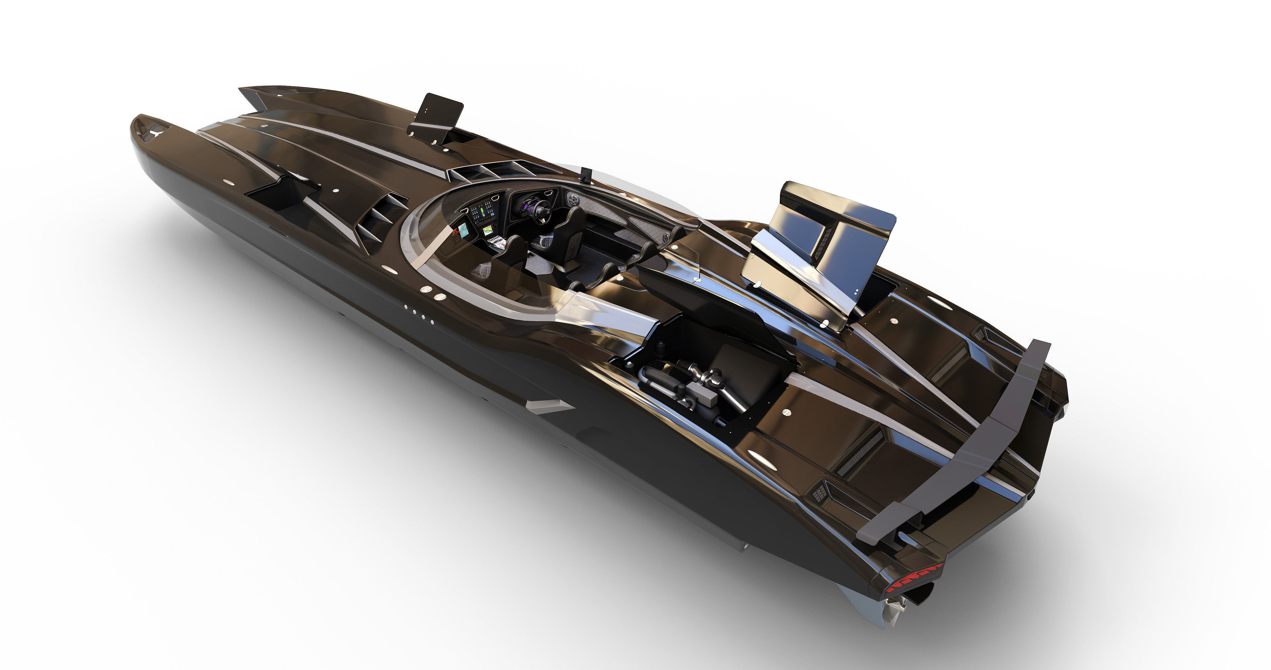Superveloce speedboat  3D model_7