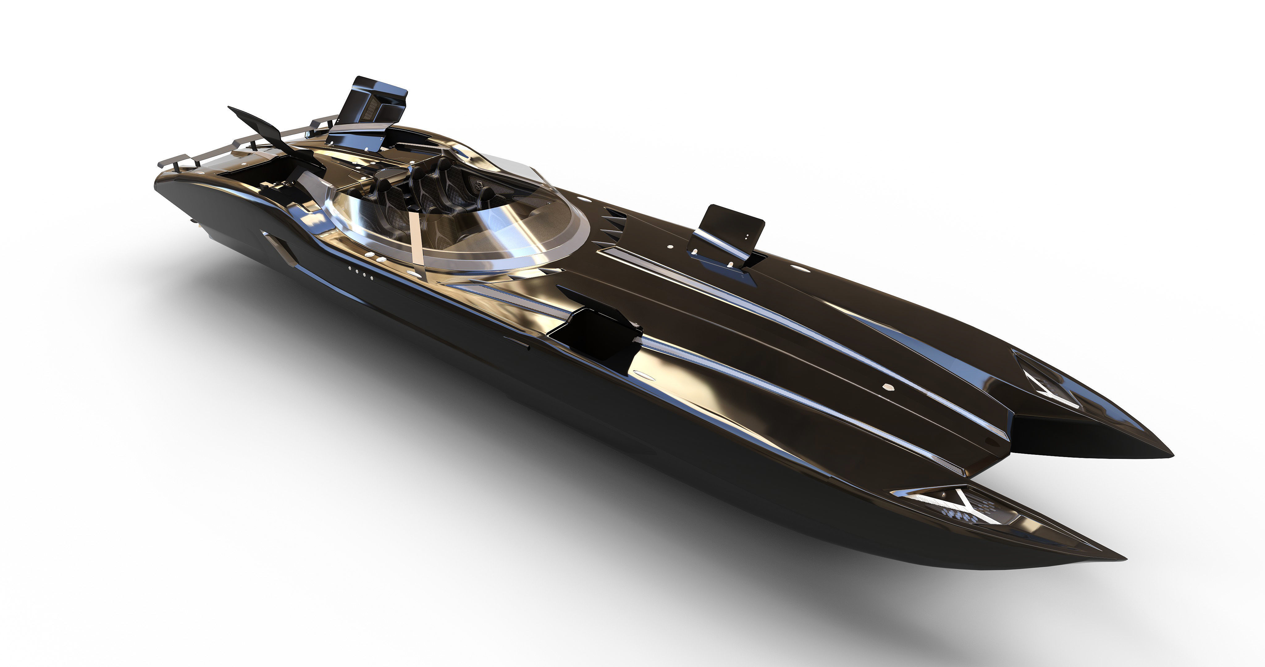Superveloce speedboat  3D model_2