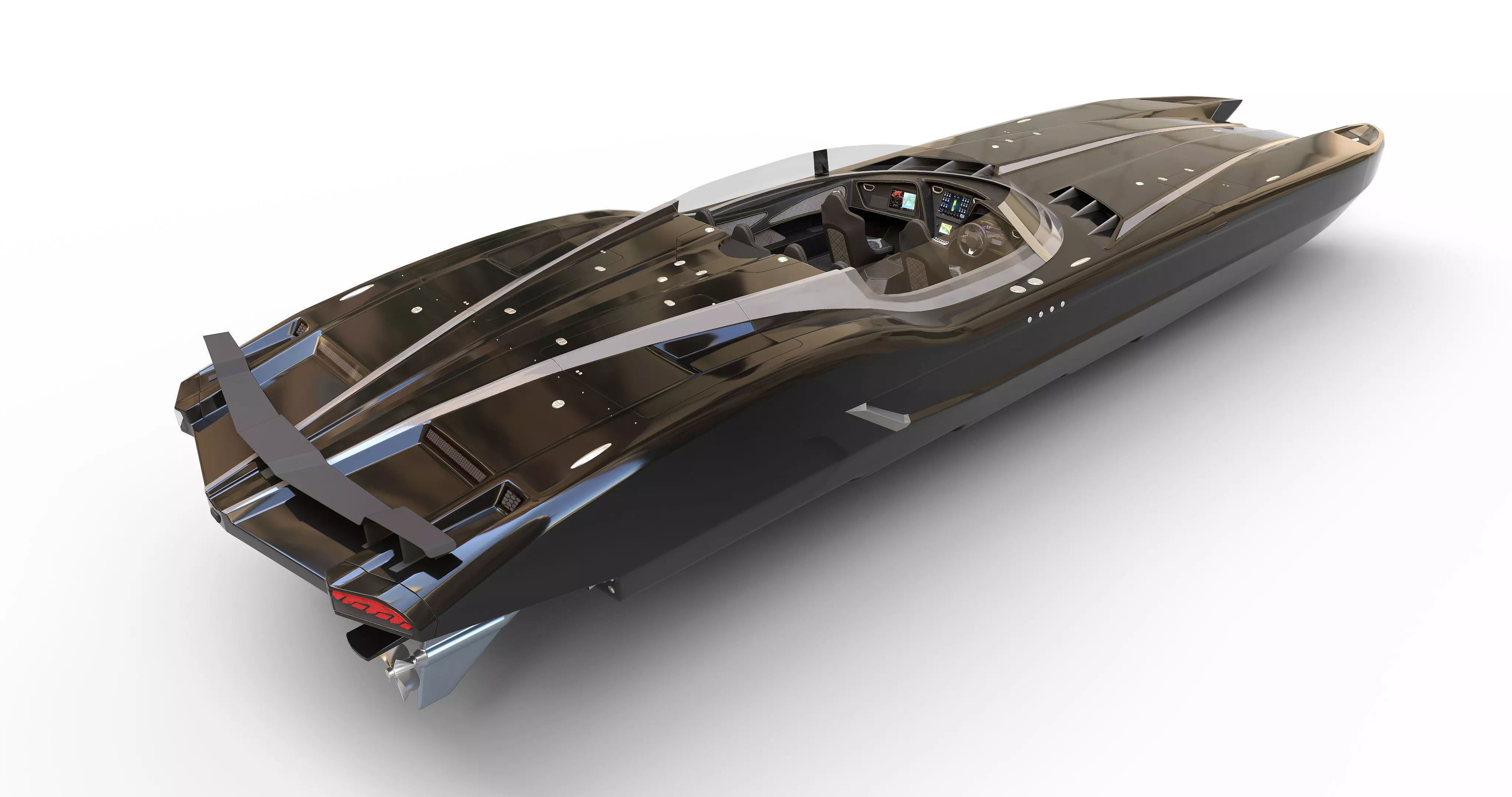 Superveloce speedboat  3D model_0
