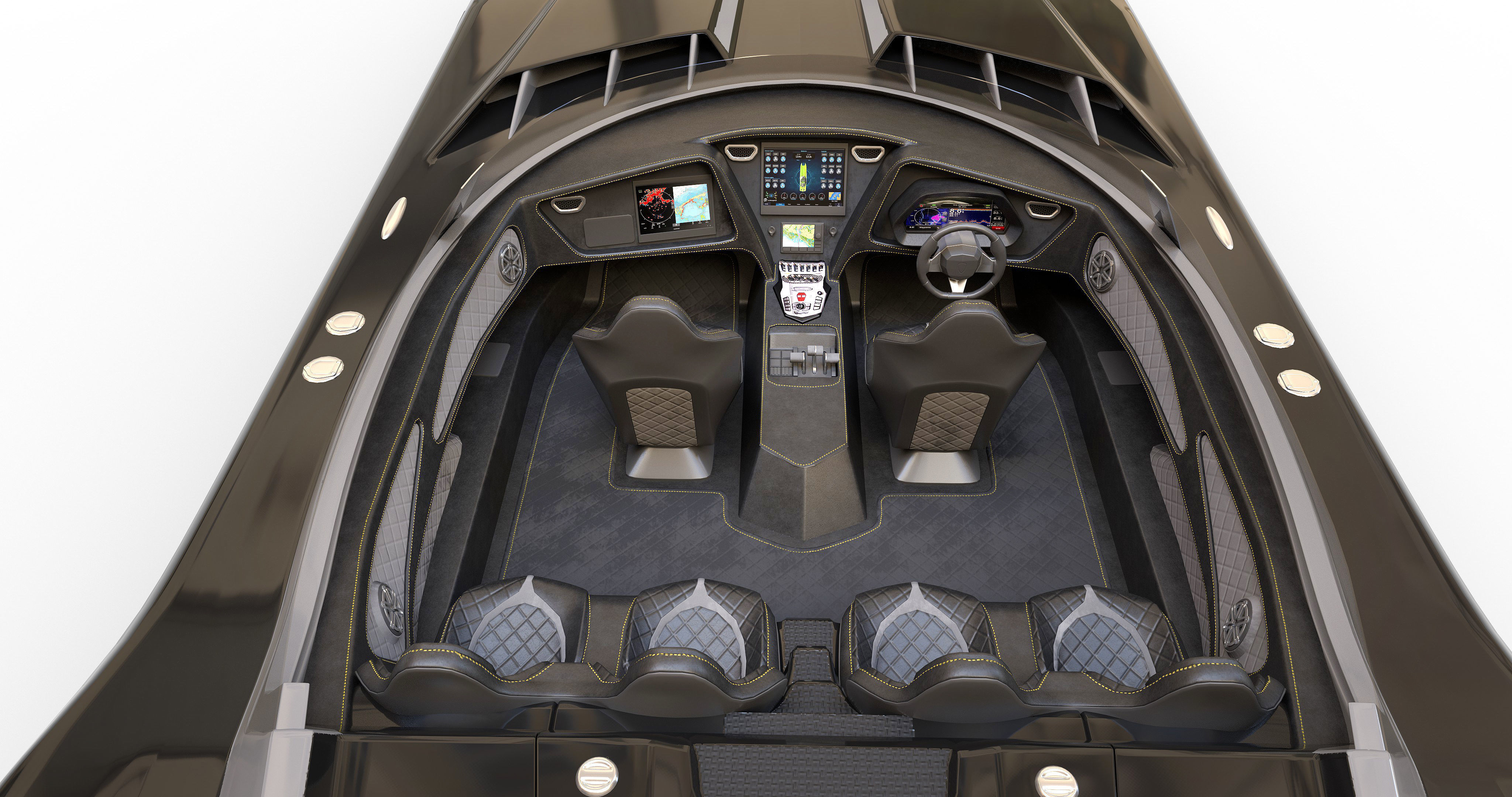 Superveloce speedboat  3D model_1