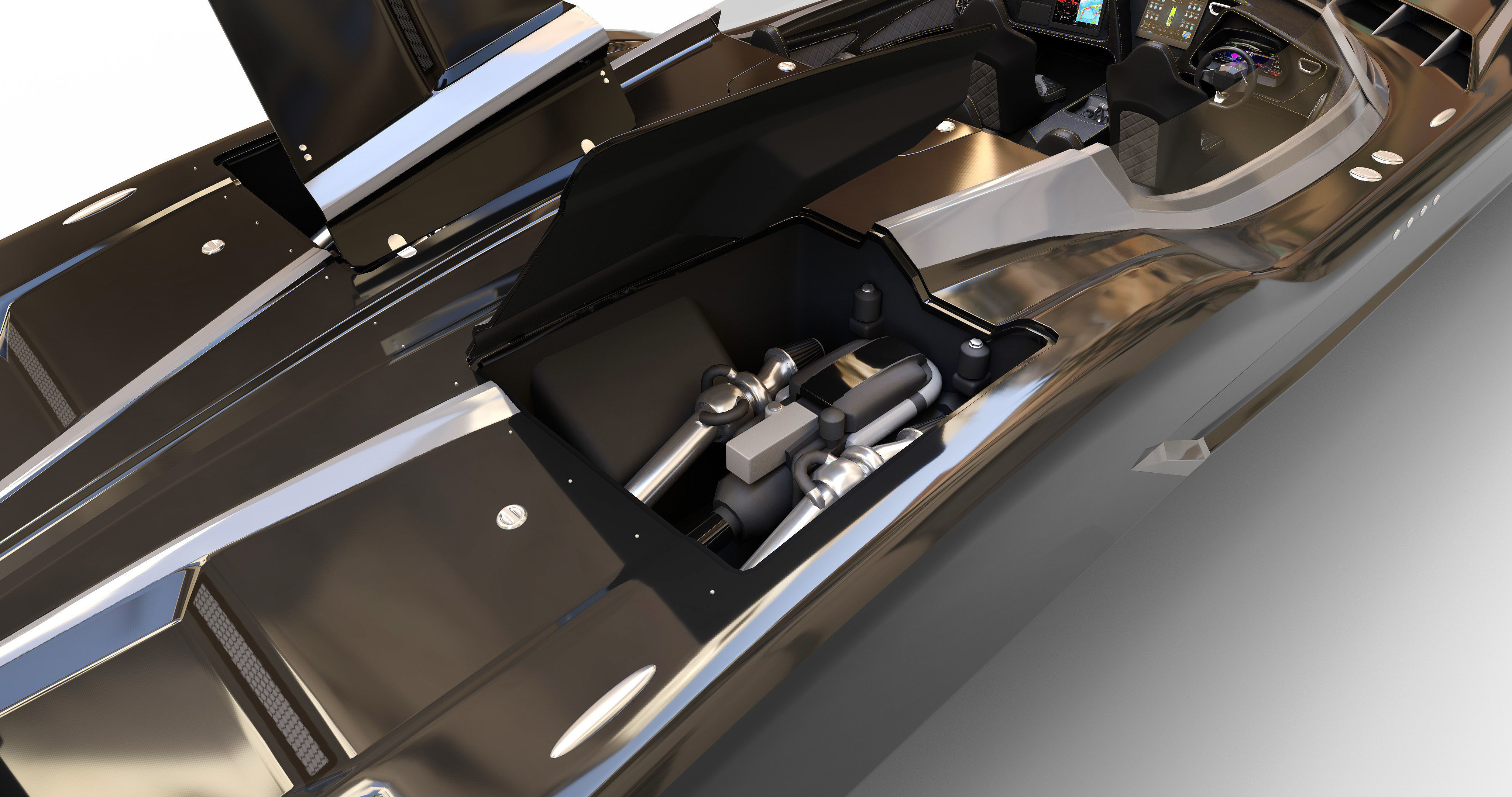 Superveloce speedboat  3D model_9