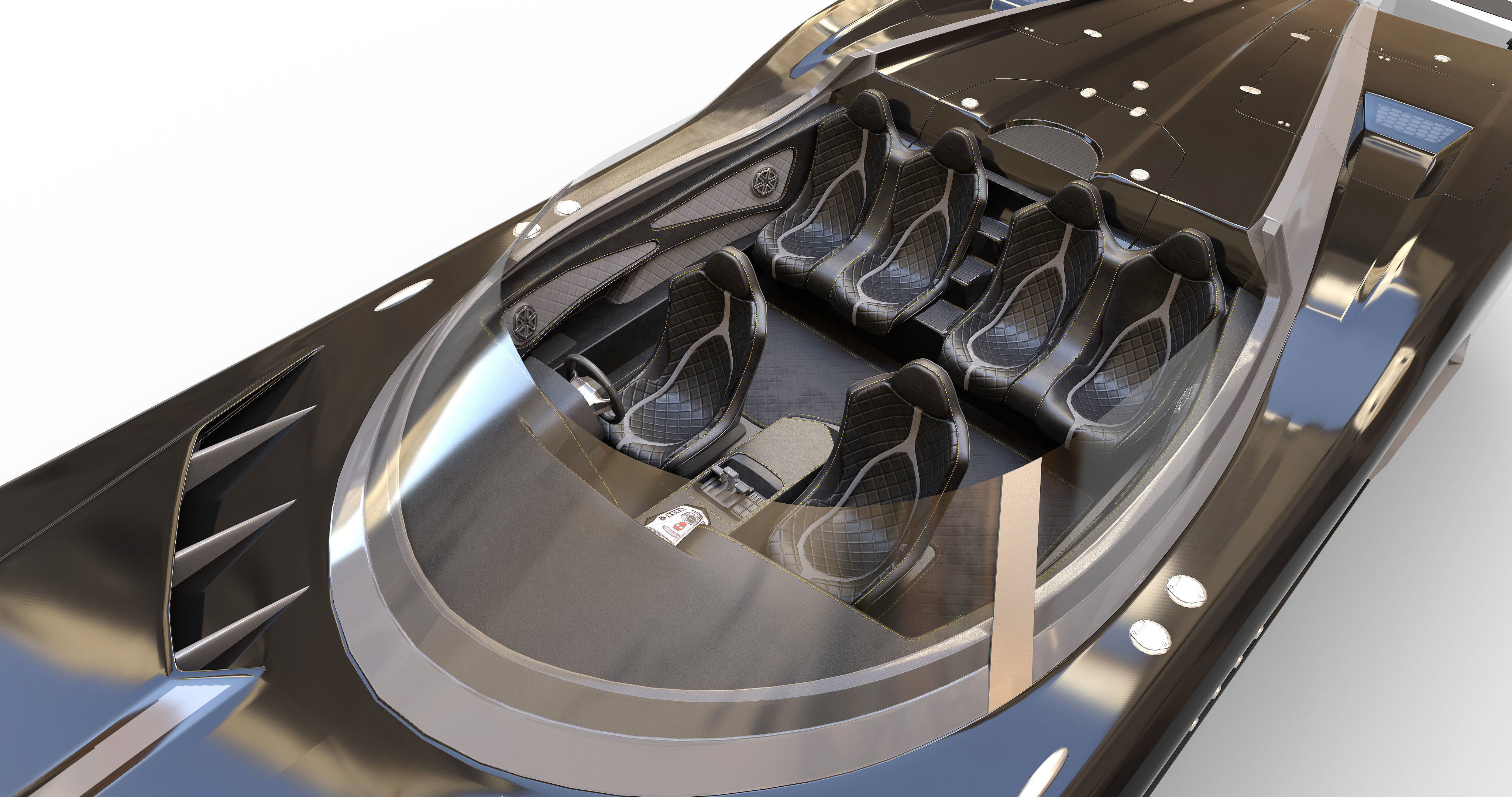 Superveloce speedboat  3D model_5