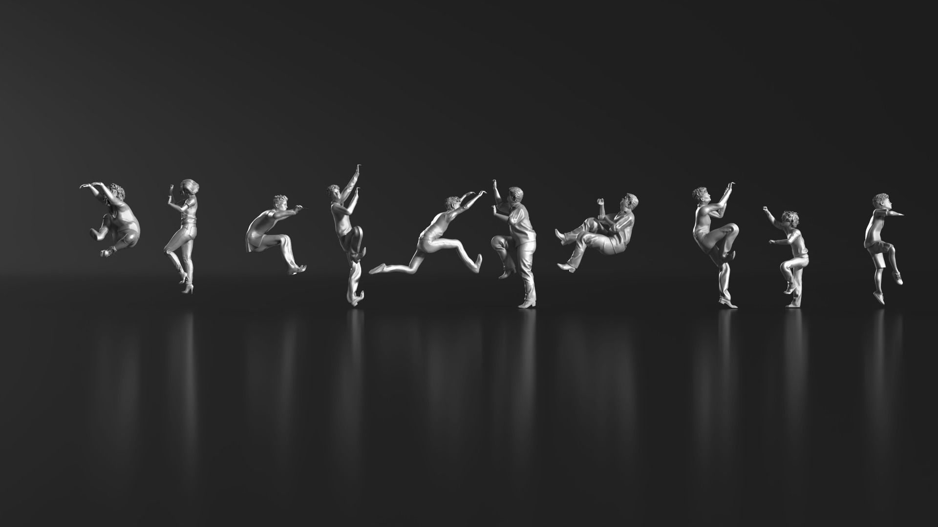 HD People 32 Climb 3D print model_8