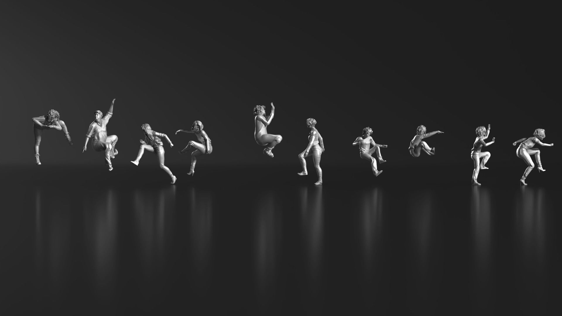 HD People 32 Climb 3D print model_4