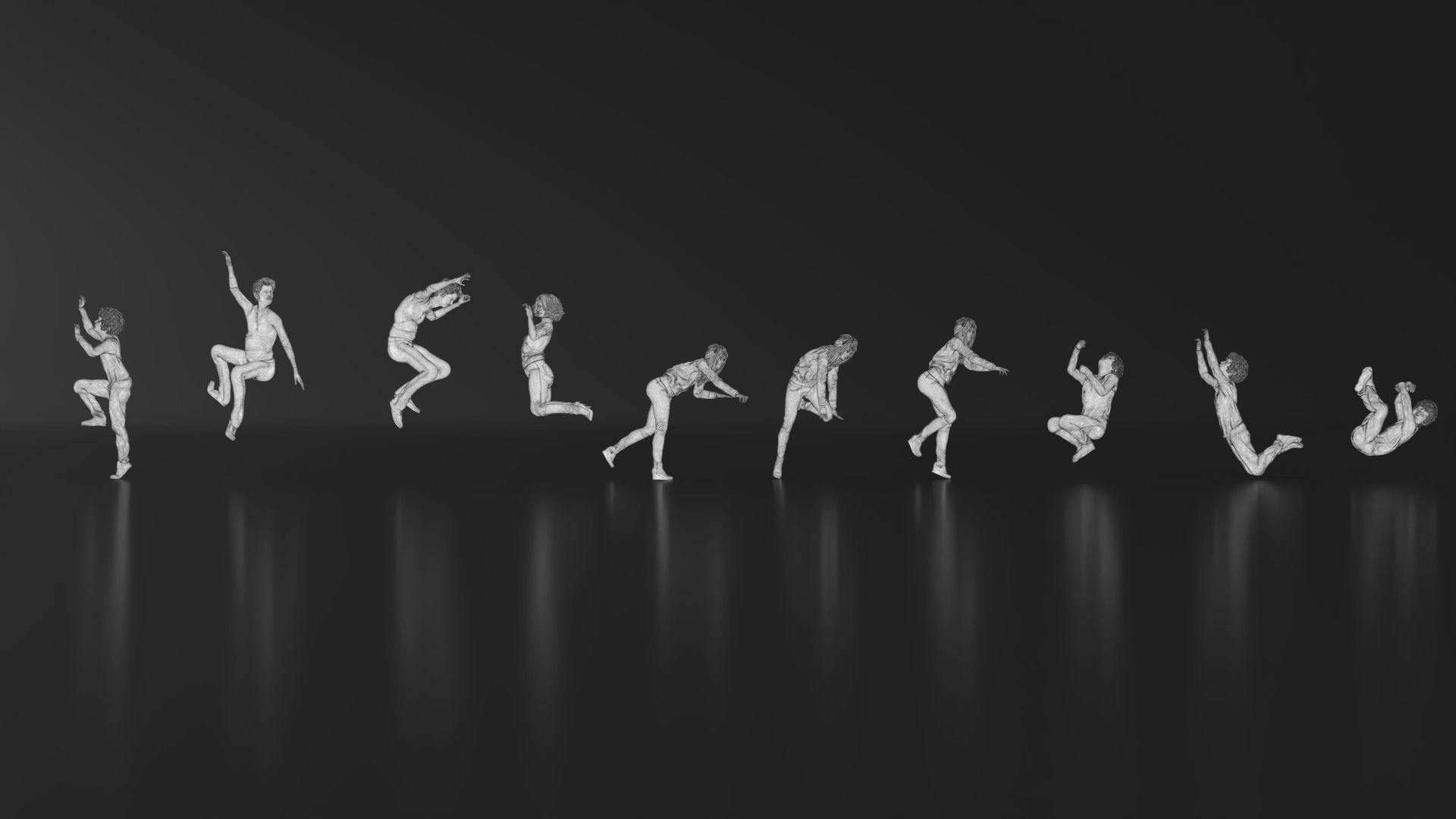 HD People 32 Climb 3D print model_12